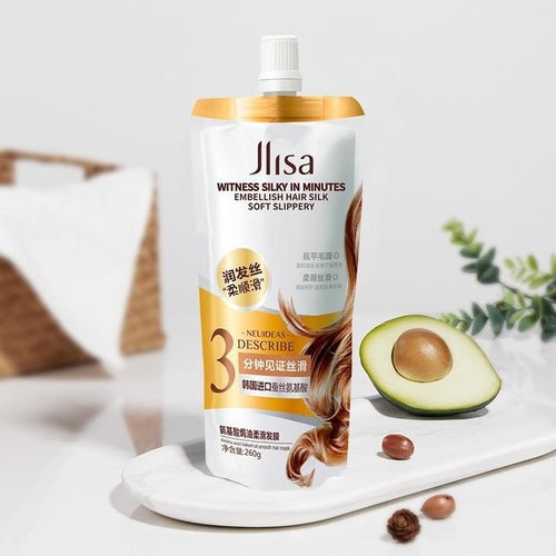 Protein Strand Nourishing Oil Silky Hair Mask Tame Frizz