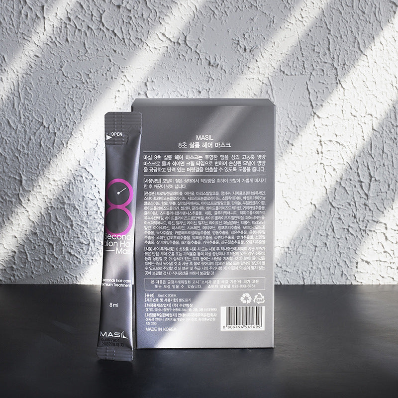 Quick 8-minute hair treatment