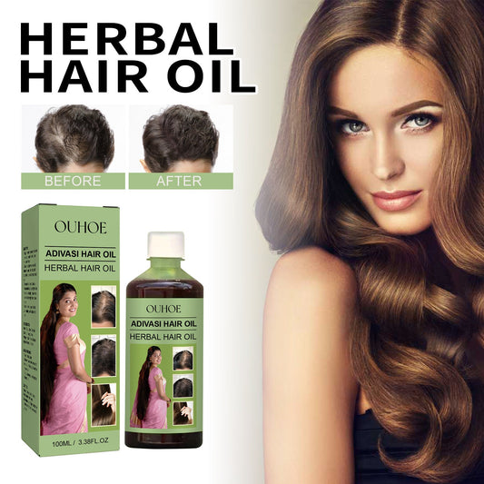 Botanical Thickening Hair Serum Firm Root Nourishment Gentle Scalp