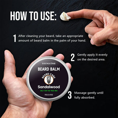 Growth Beard Care Oil Beard Cream Thicker More Full Thicken Hair For Men Grooming Treatment Clean Repair Moisturizing Travel Fac