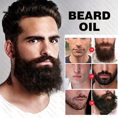 Natural Beard Care Essential Oils Beard Growth Oil For Men Thicker Fuller Longer Smooth Shiny Beards Products Beauty Health 30ml