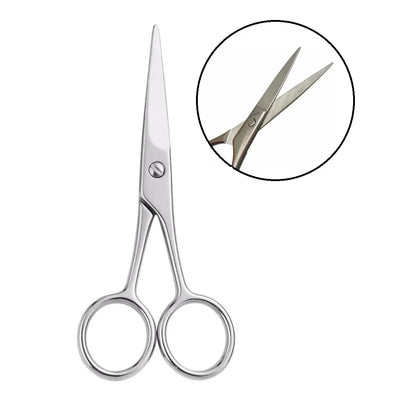 Beard Suit for Men A Set of Grooming Kit Balm with Scissor Comb Brush Growth Daily Care Barbe