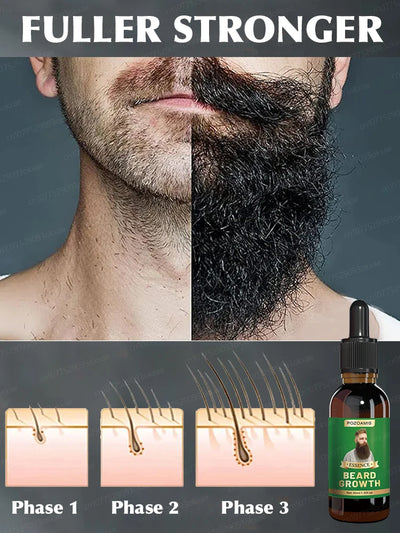 Beard growth essence. It helps your beard grow quickly, and is a must-have for mature men. It makes you look more manly and is e
